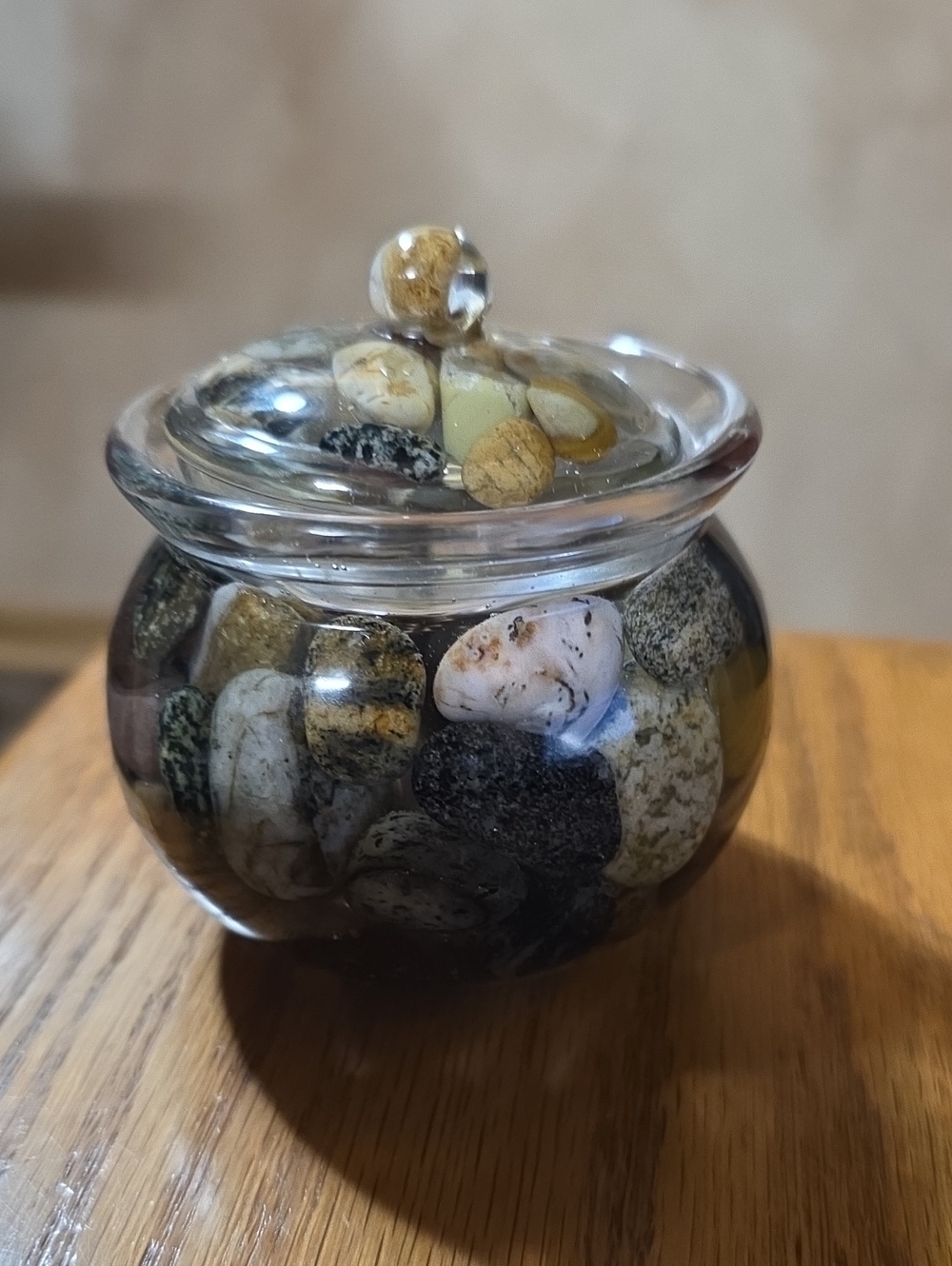 Handmade Natural Stone Har And Lid